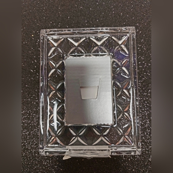 Gorham 1831 Sentimental Traditions Mini Lead‎ Crystal Frame - Picture 2 of 5